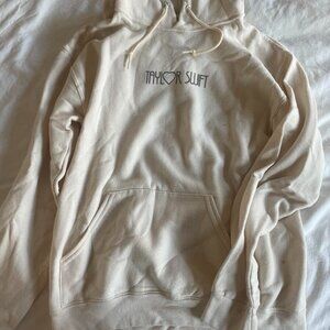 Taylor Swift Eras Tour Beige Hoodie